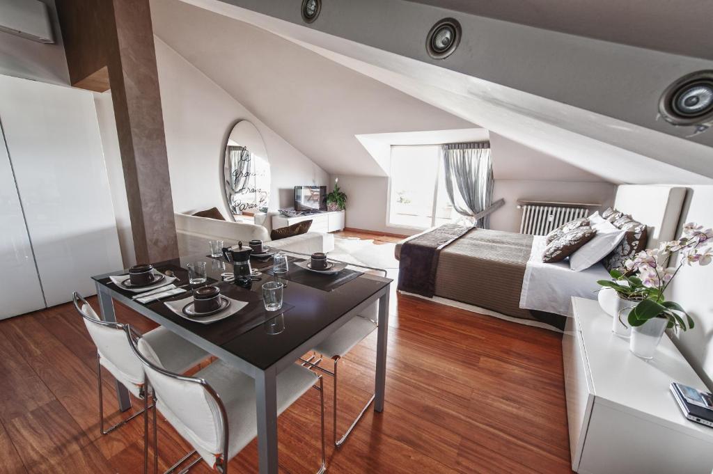 Cute & Cozy Terrace Appartement Bergamo Kamer foto